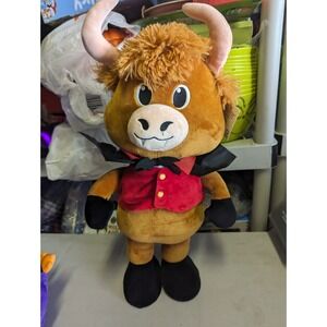 Halloween Decorations, Vampire Highland Cow,‎  18"  Plush Toy